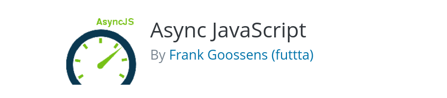 Le plugin Async JavaScript WordPress.