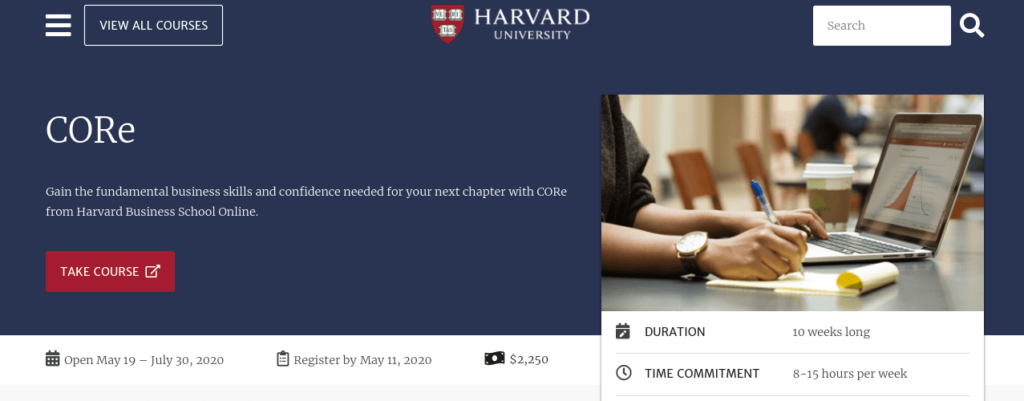 Un cours en ligne de l'Université de Harvard.