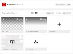 13 Slider Revolution Screen