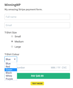 18 wp simple pay form example